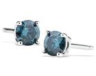 Blue Diamond Studs